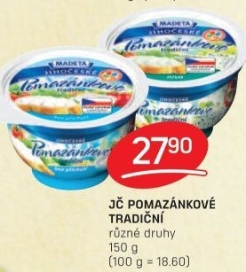 Tradiční pomazánkové Jihočeské Madeta