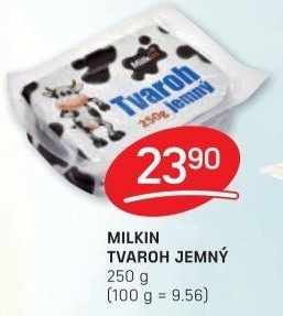 Tvaroh jemný Milkin