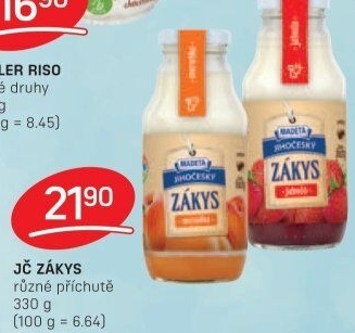 Zákys Jihočeský ochucený Madeta