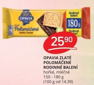 Zlaté polomáčené Opavia