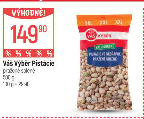 Pistácie pražené Váš Výběr