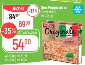 Pizza mražená Don Peppe