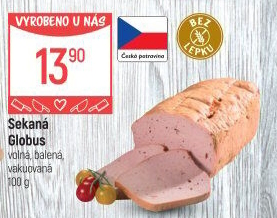 Sekaná masová Globus