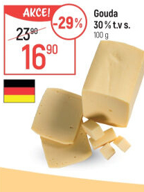 Sýr Gouda 30%