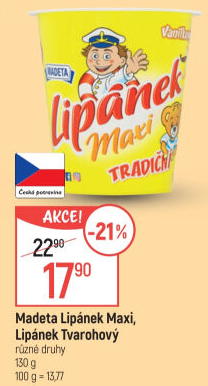 Dezert Lipánek Madeta