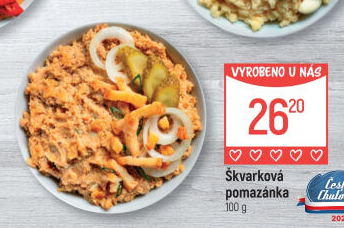 Škvarková pomazánka Globus