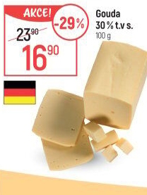 Sýr Gouda 30%