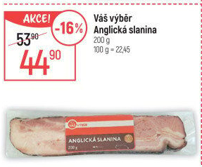 Anglická slanina Váš Výběr