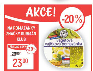 Bagetová vajíčková pomazánka Gurmán klub