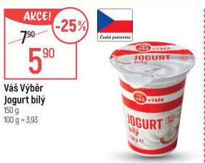 Jogurt bílý Váš Výběr