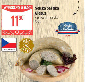 Paštika selská Globus