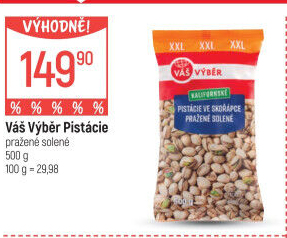 Pistácie pražené Váš Výběr