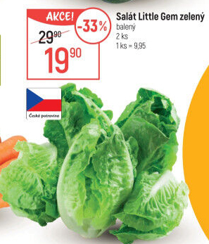 Salát little gem Tesco
