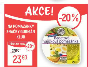 Bagetová vajíčková pomazánka Gurmán klub