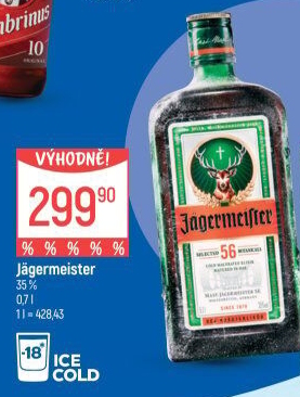 Bylinný likér Jägermeister