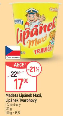 Dezert Lipánek Madeta