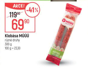 Hoštická klobása Maso uzeniny Písek