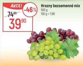 Hrozny mix bezsemenné