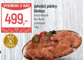 Jehněčí plátky marinované Globus