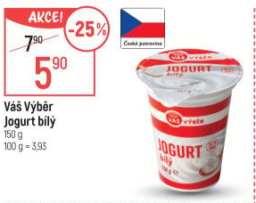 Jogurt bílý Váš Výběr