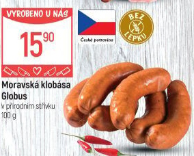 Moravská klobása Globus