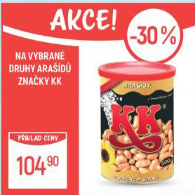 Pražené arašídy KK