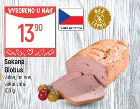 Sekaná masová Globus