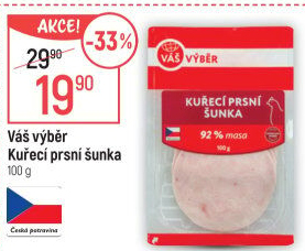 Šunka kuřecí prsní Váš Výběr