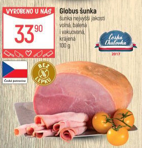 Šunka nejvyšší jakosti Globus