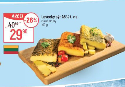 Sýr lovecký 45%