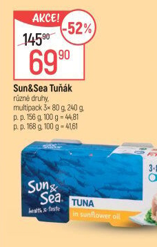 Tuňák steak v oleji Sun&amp