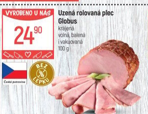 Uzená rolovaná plec Globus
