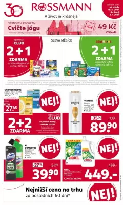 akční leták ROSSMANN drogerie 19.6.2024-2.7.2024