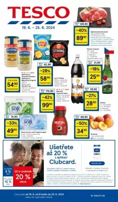 akční leták Tesco 19.6.2024-25.6.2024