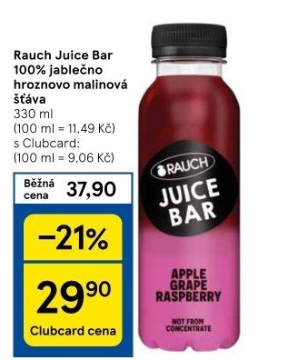 Džus Rauch Juice Bar