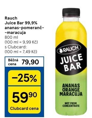 Džus Rauch Juice Bar