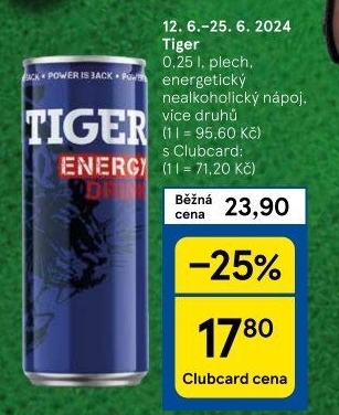 Energetický nápoj Tiger