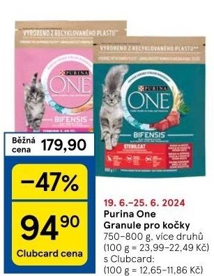 Granule pro kočky One Purina