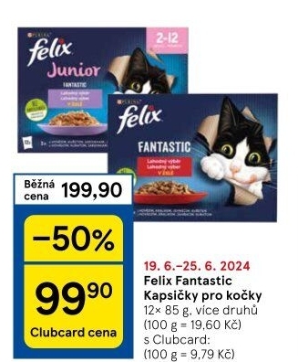 Kapsičky pro kočky Fantastic Felix Purina