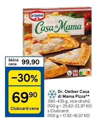 Pizza mražená Casa di Mama Dr. Oetker