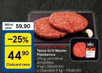 Pljeskavica Grill Master Tesco