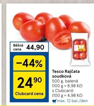 Rajčata soudková Tesco