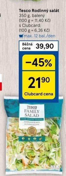 Salát Family mix Tesco