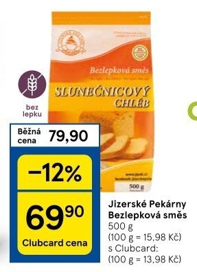 Směs bez lepku Jizerka Jizerské pekárny
