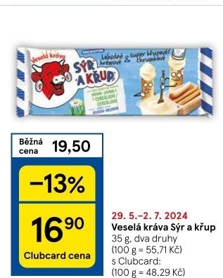 Sýr a křup Veselá kráva