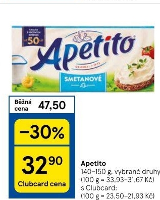 Sýr tavený Apetito