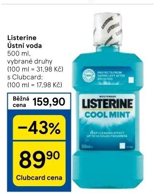 Ústní voda Listerine