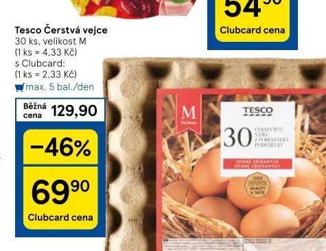 Vejce M Tesco