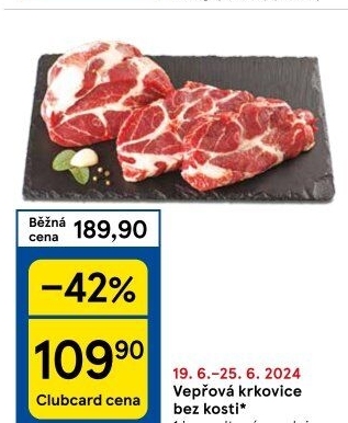 Vepřová krkovice bez kosti
