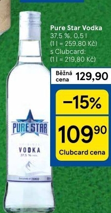 Vodka Pure Star